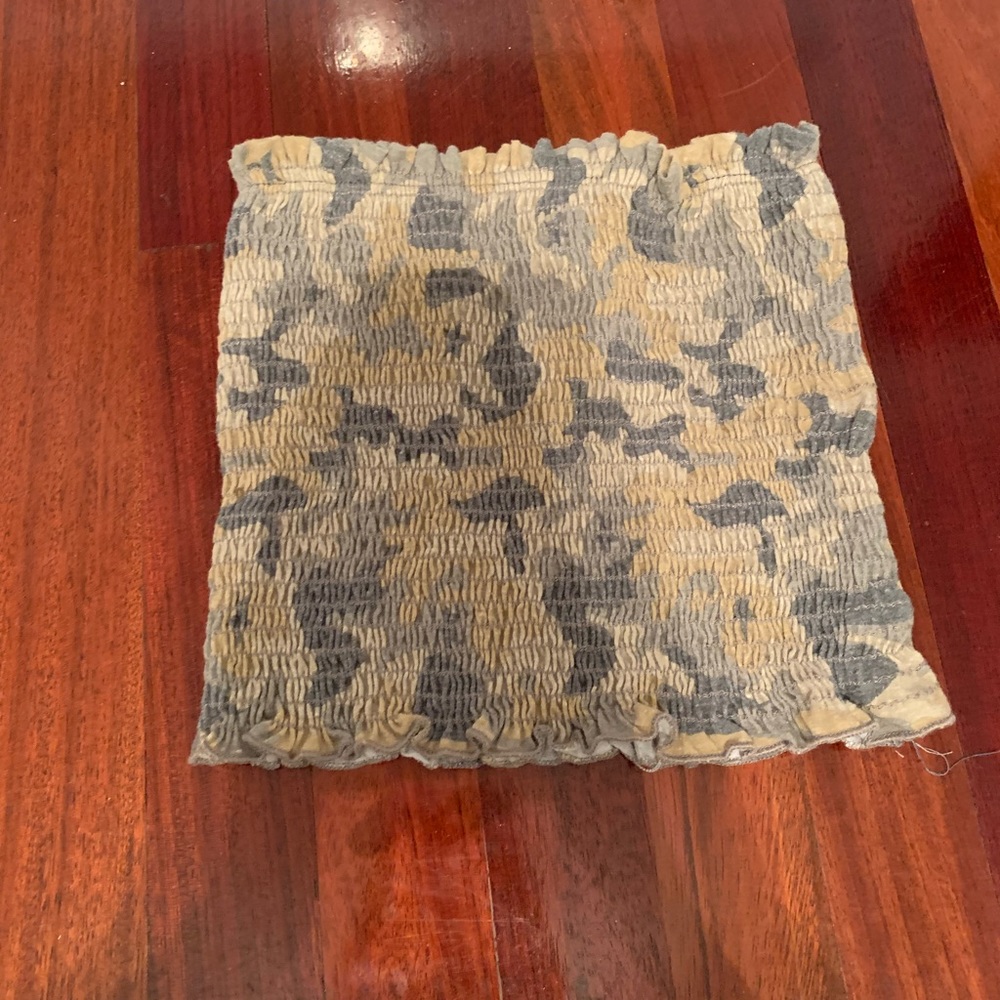 Camo tube top